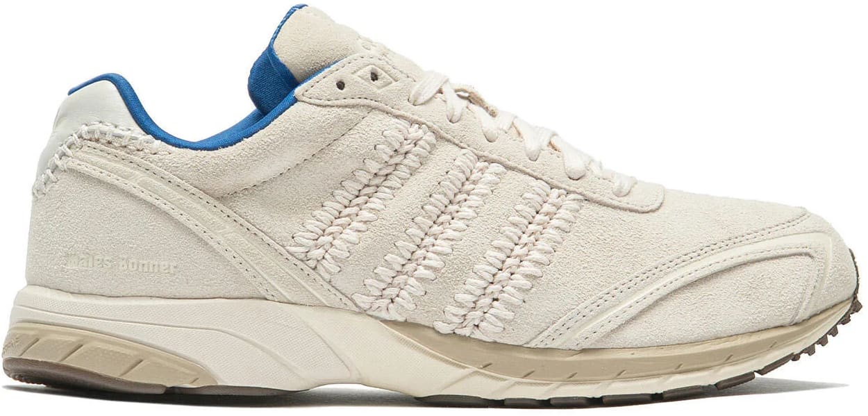 Wales Bonner x Adidas Adizero Adios Suede "Wonder White"