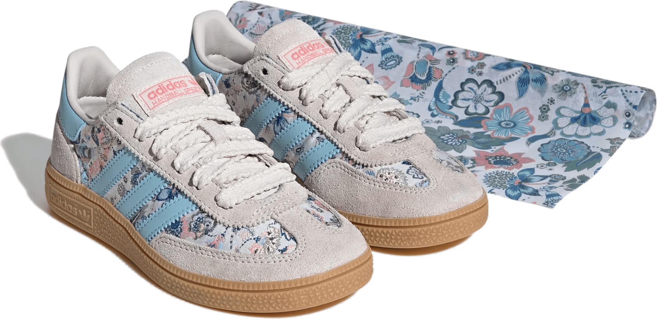 Liberty London x Adidas Handball Spezial PS "Off White Icey Blue"
