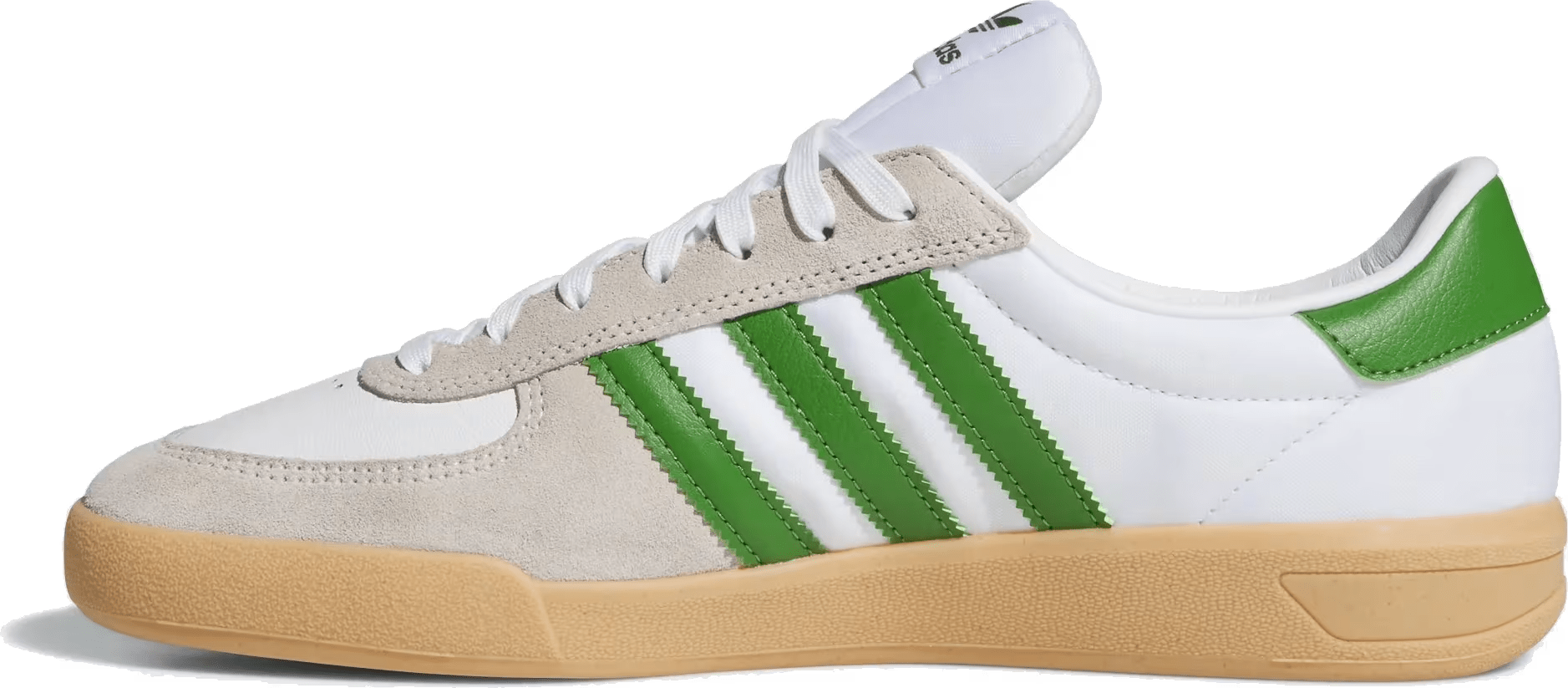 adidas Glenburn White Crew Green Gum