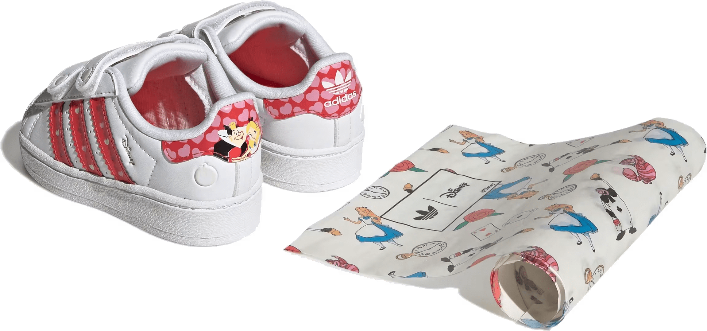 adidas Superstar LED Lights Comfort Closure Disney Bright Red White (TD)