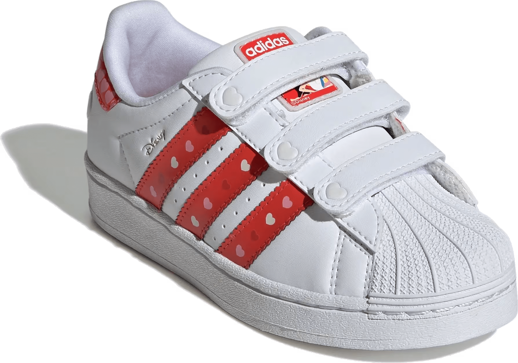 adidas Superstar LED Lights Comfort Closure Disney Bright Red White (PS)