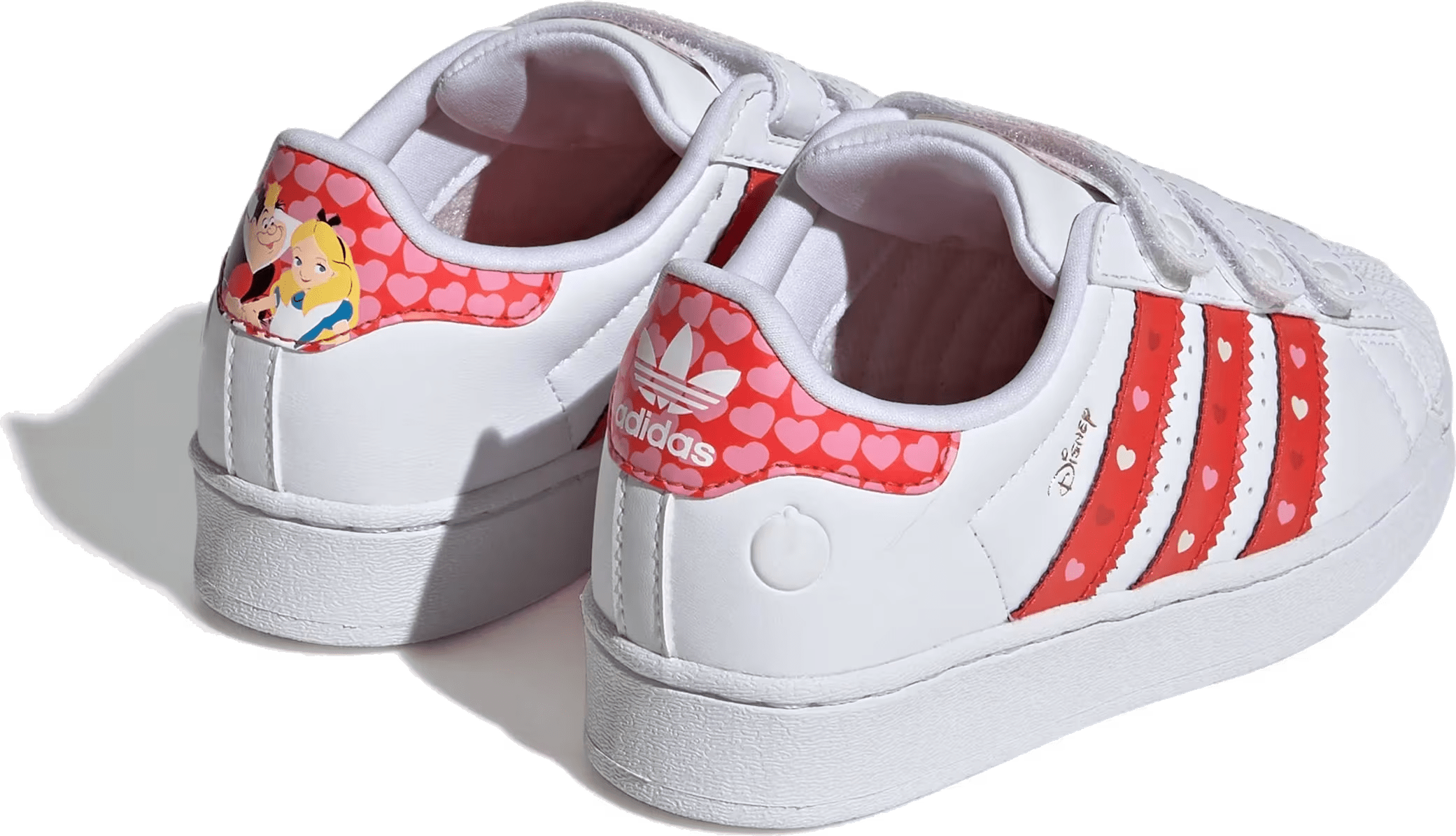 adidas Superstar LED Lights Comfort Closure Disney Bright Red White (PS)