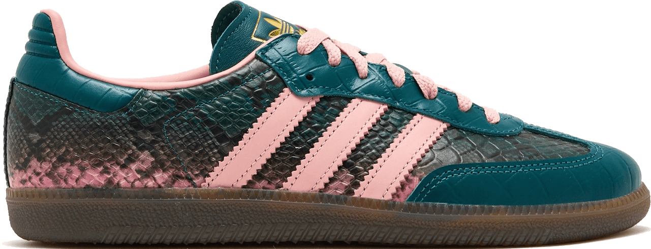 Adidas Samba OG Wmns "Green Mauve Snake"