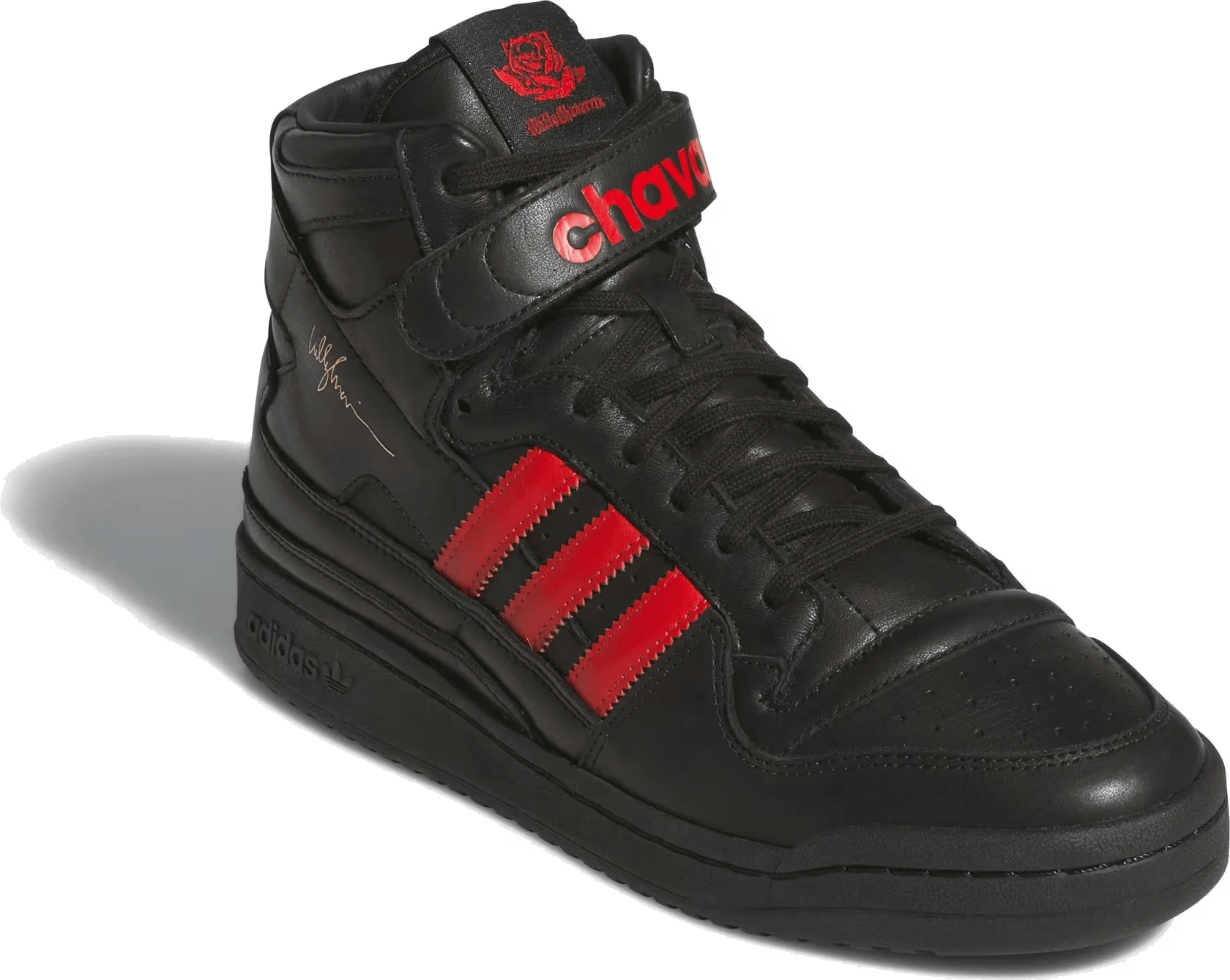 Willy Chavarria x Adidas Forum 84 Hi "Black Red"