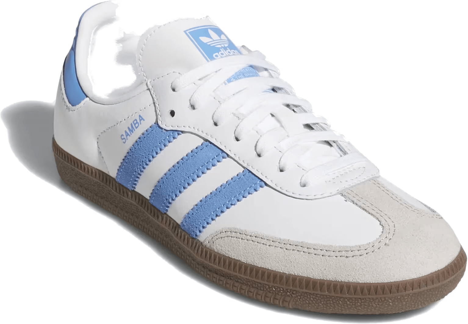 adidas Samba OG "Cloud White Blue Fusion"