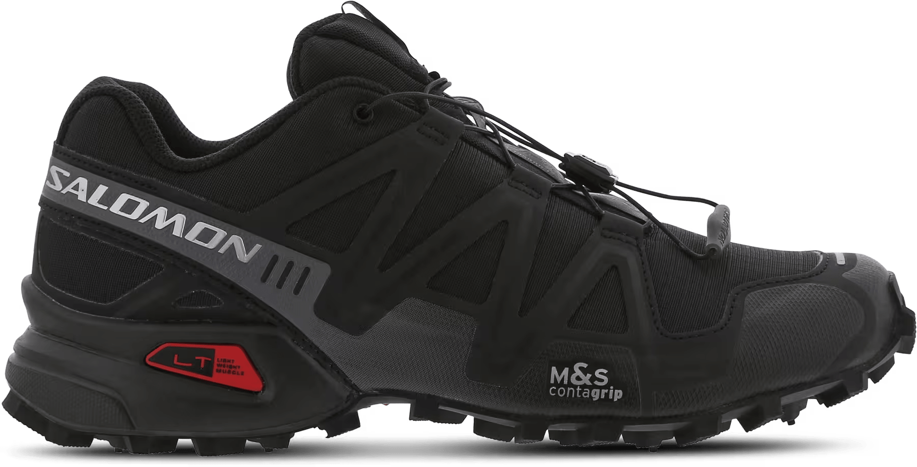 Salomon Speedcross 3 Black Quiet Shade Red