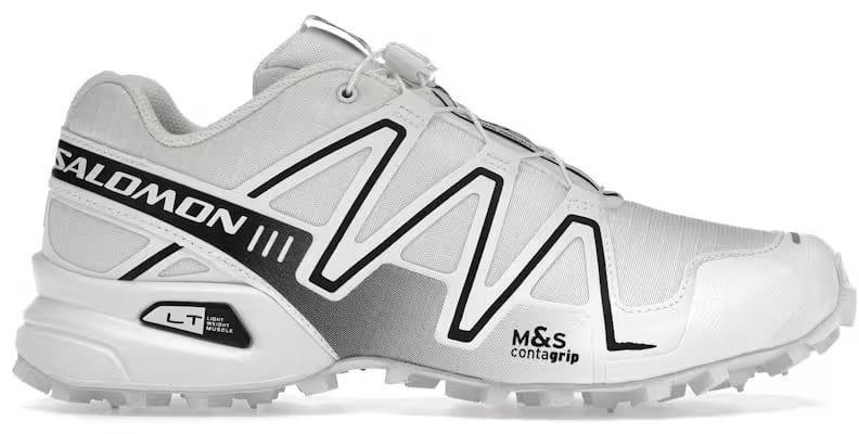Salomon Speedcross 3 White Alloy Black