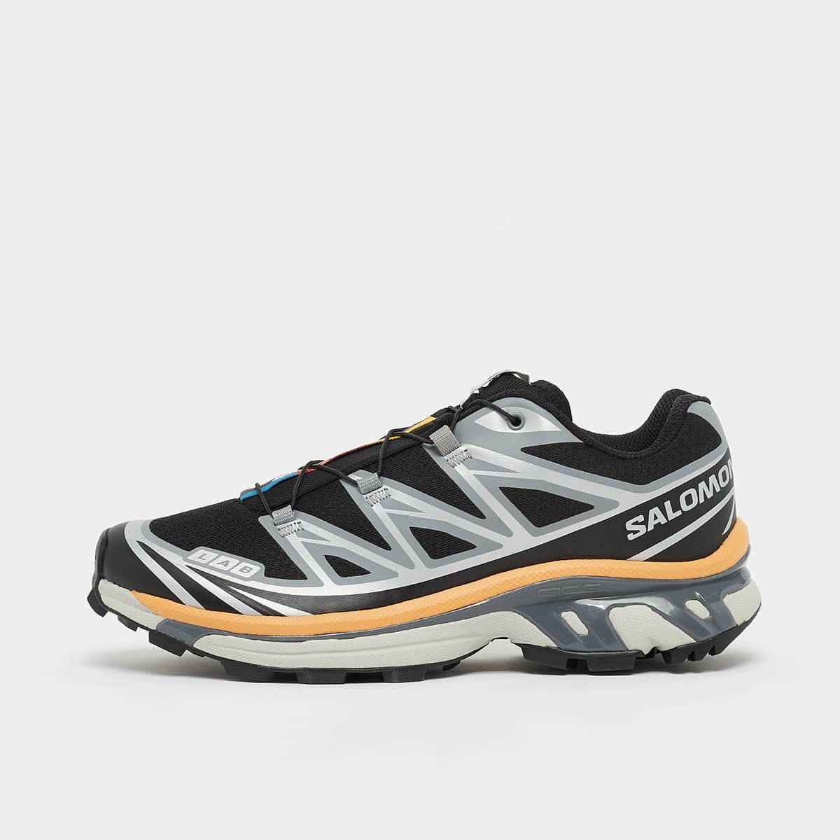 Salomon XT-6 Black Footwear Silver Warm Apricot