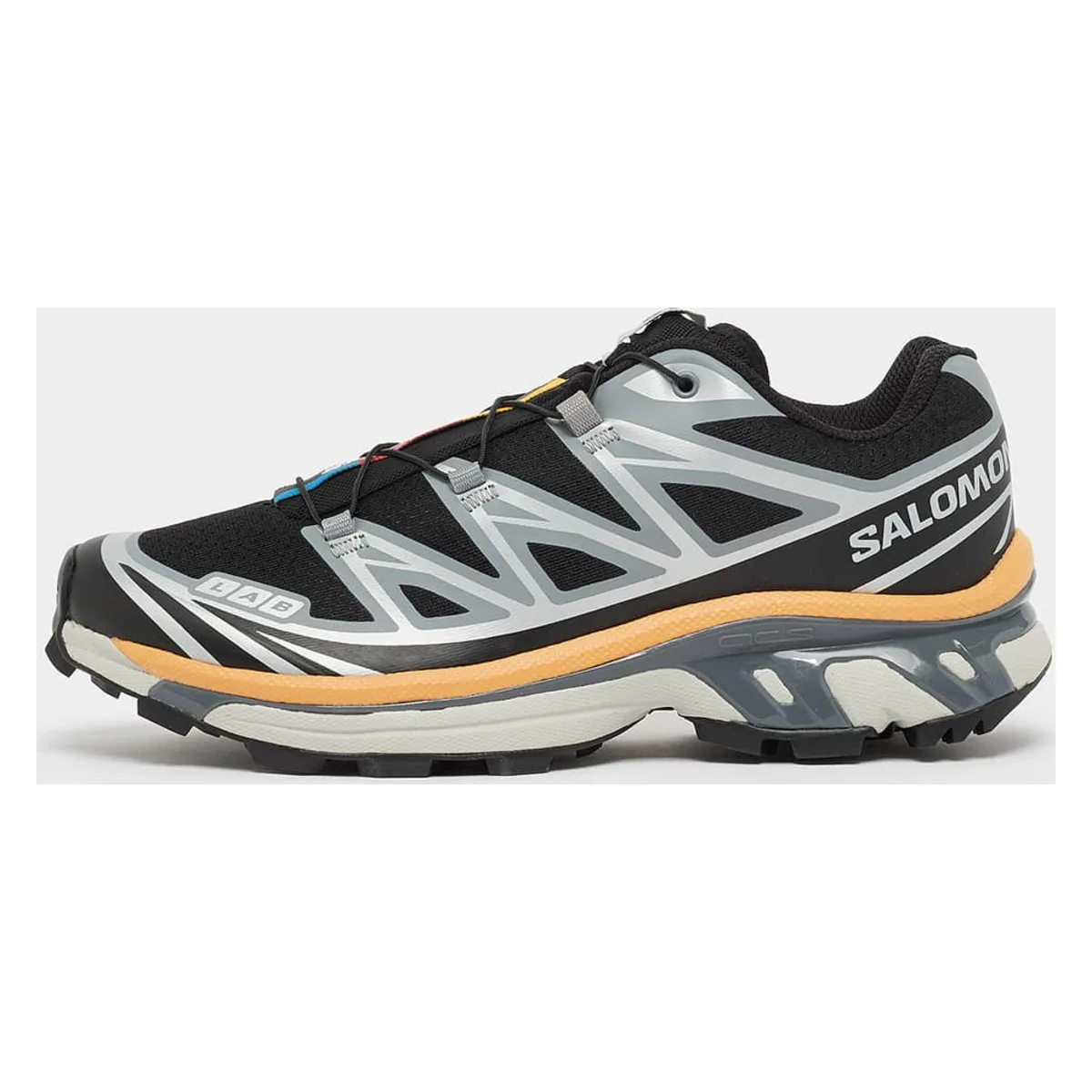Salomon XT-6 Black Footwear Silver Warm Apricot