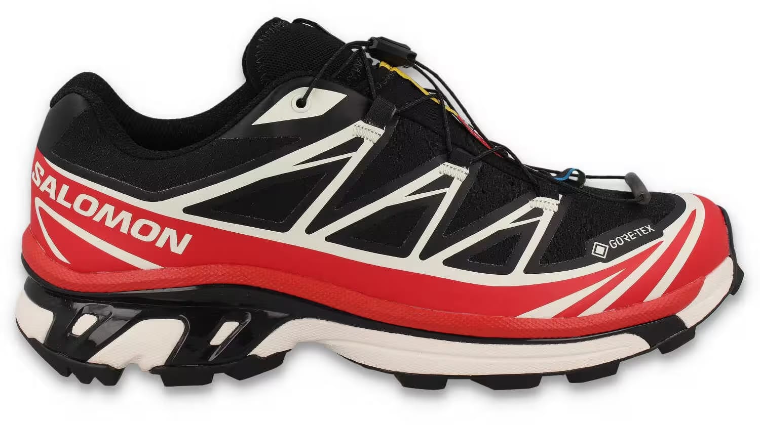Salomon XT-6 Gore-Tex Black Flame Scarlet