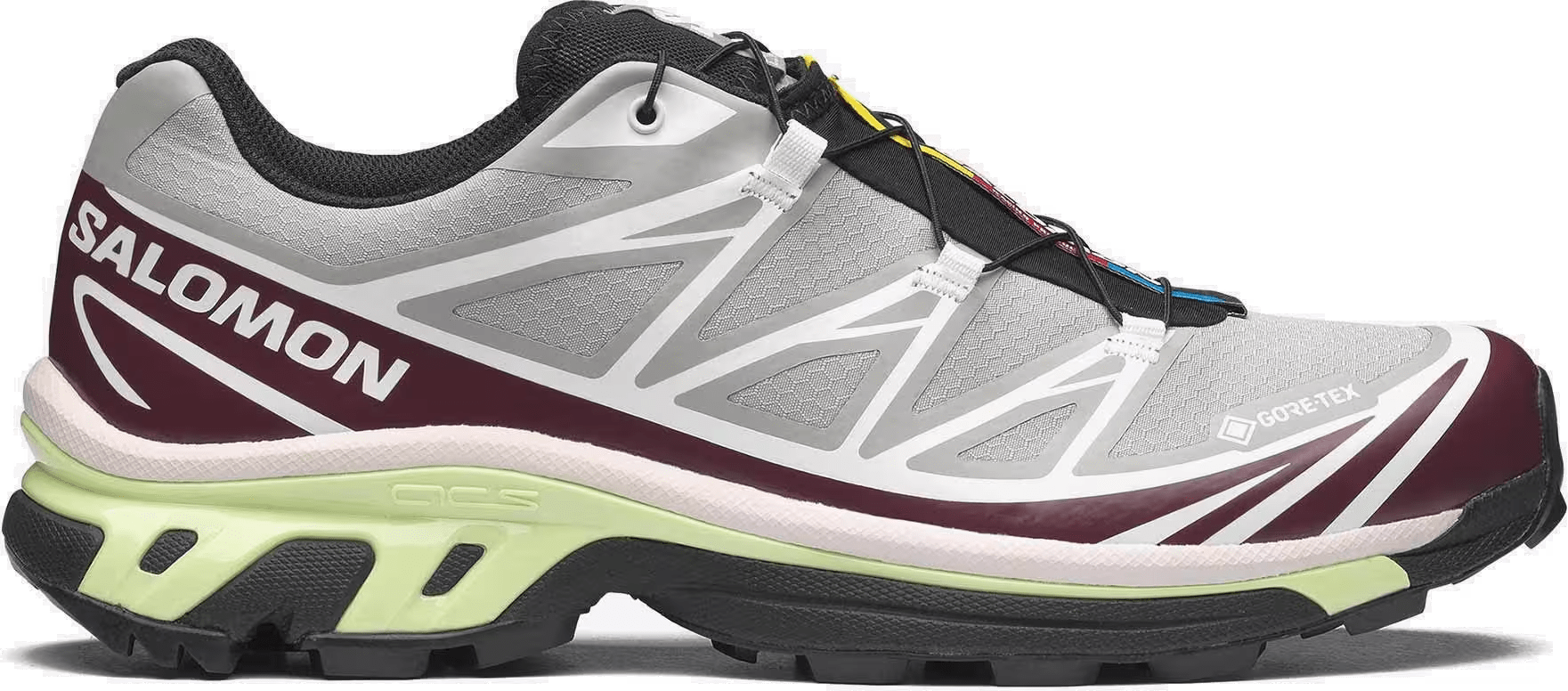 Salomon XT-6 Gore-Tex Paloma Maroon Banner