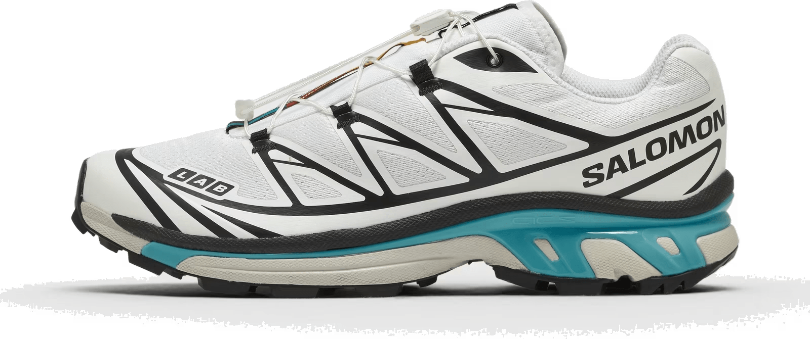 Salomon XT-6 Black White Blue Curacao