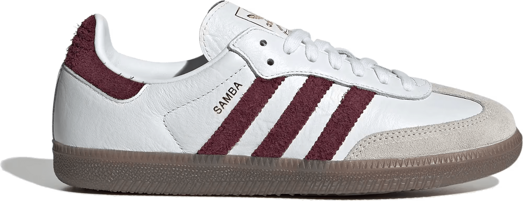 adidas SAMBA OG "Cloud White Maroon"