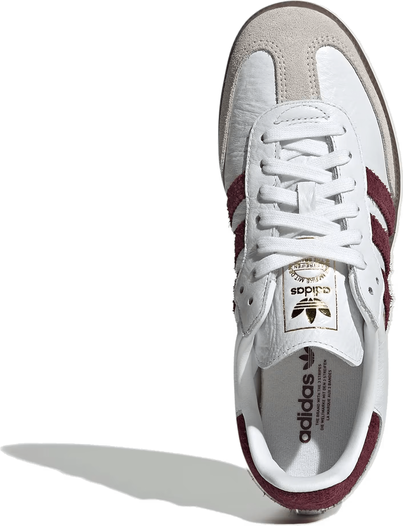 adidas SAMBA OG "Cloud White Maroon"