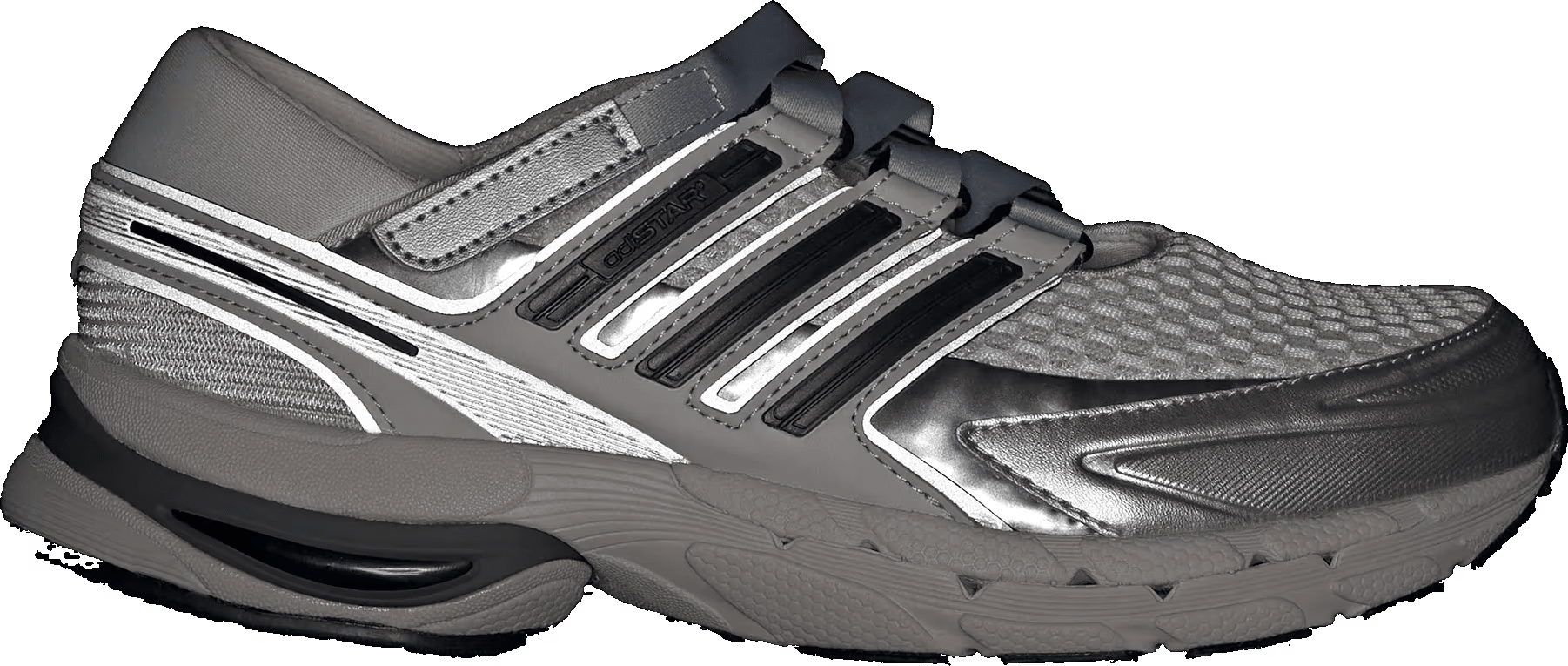 Adidas Adistar Control 5 Mary Jane "Silver Metallic"