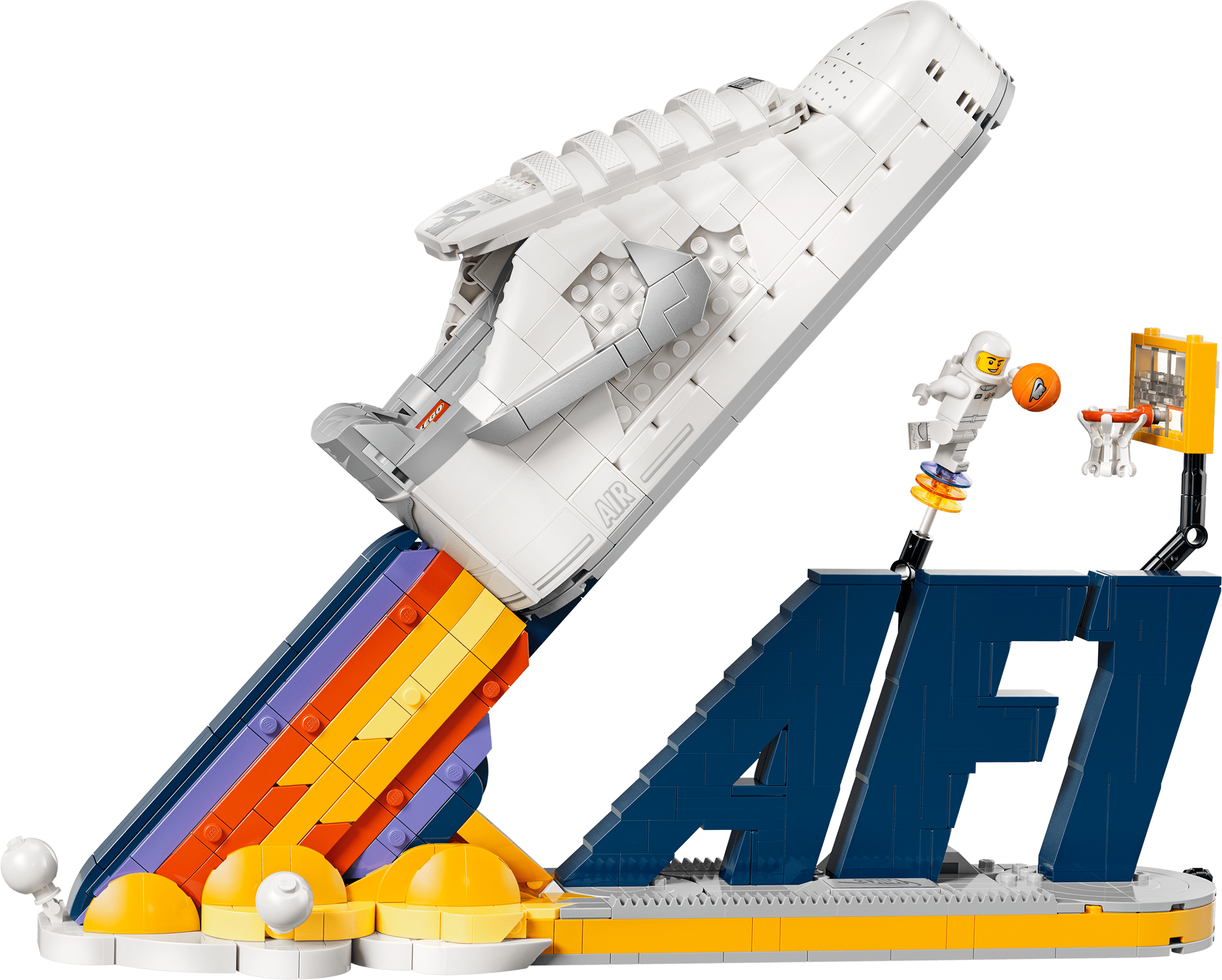 LEGO x Nike Air Force 1 "White Blue"