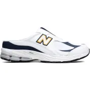 New Balance 2002R Mule White Navy Blue