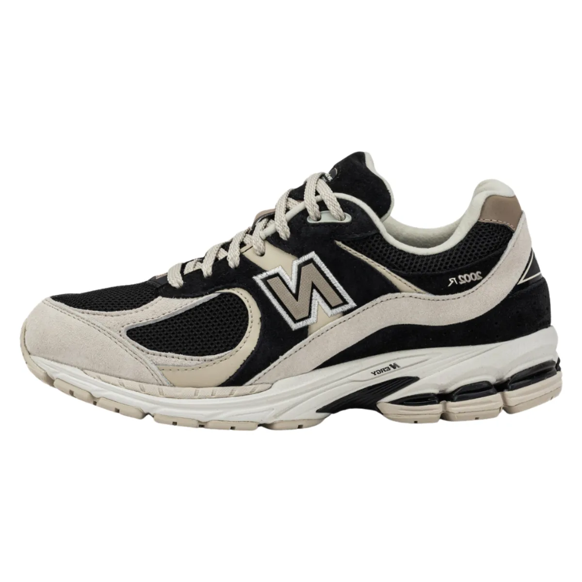 New Balance 2002R Black Beige Tan