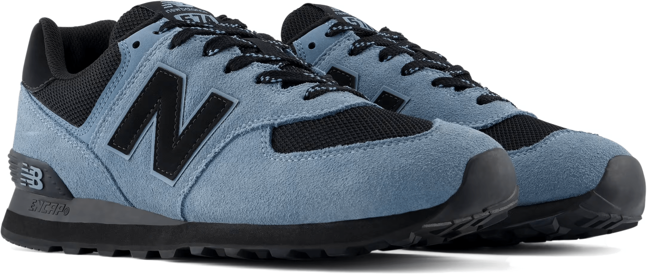 New Balance 574 "Zinc Blue Black"