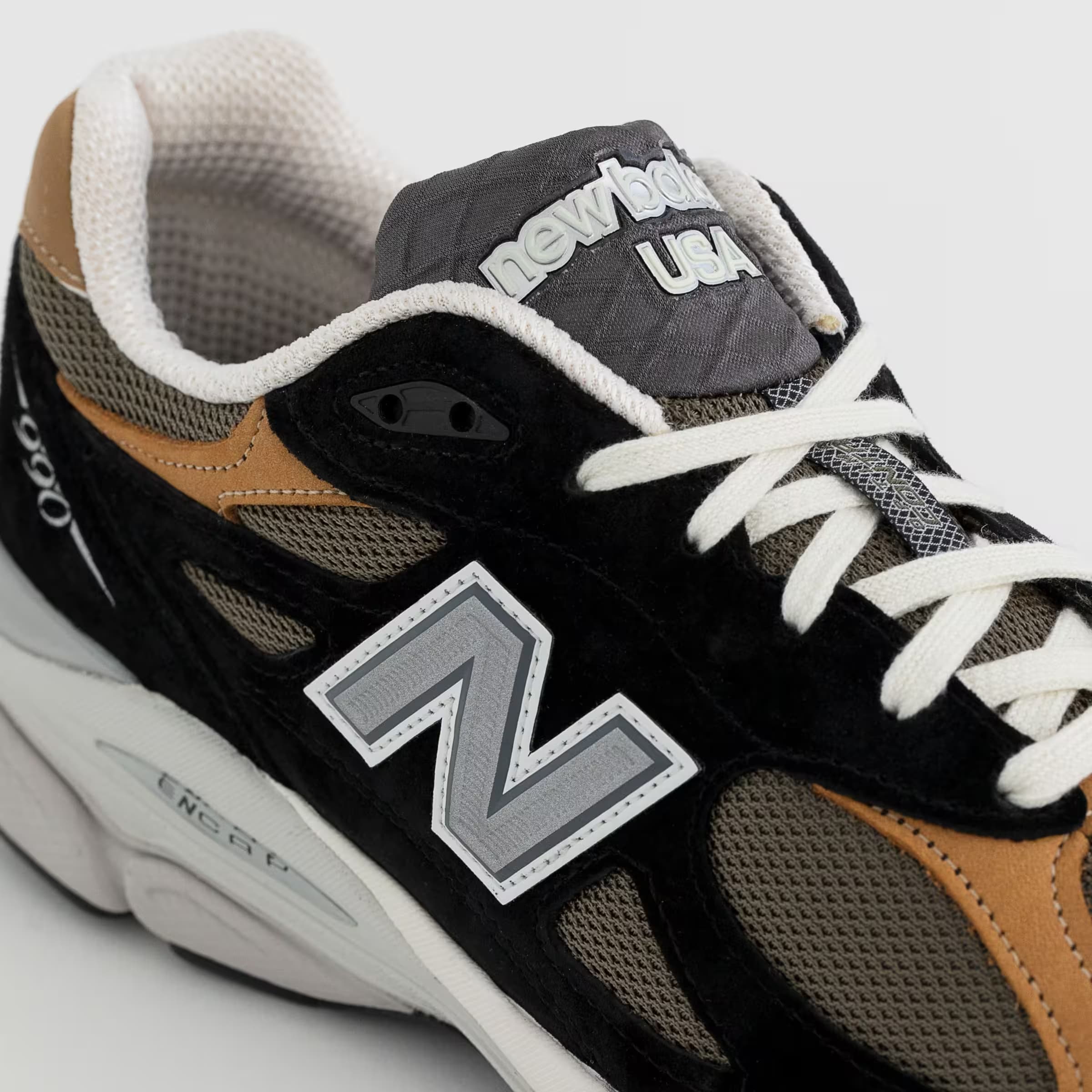 New Balance 990v3 Made in USA "Black Tan"