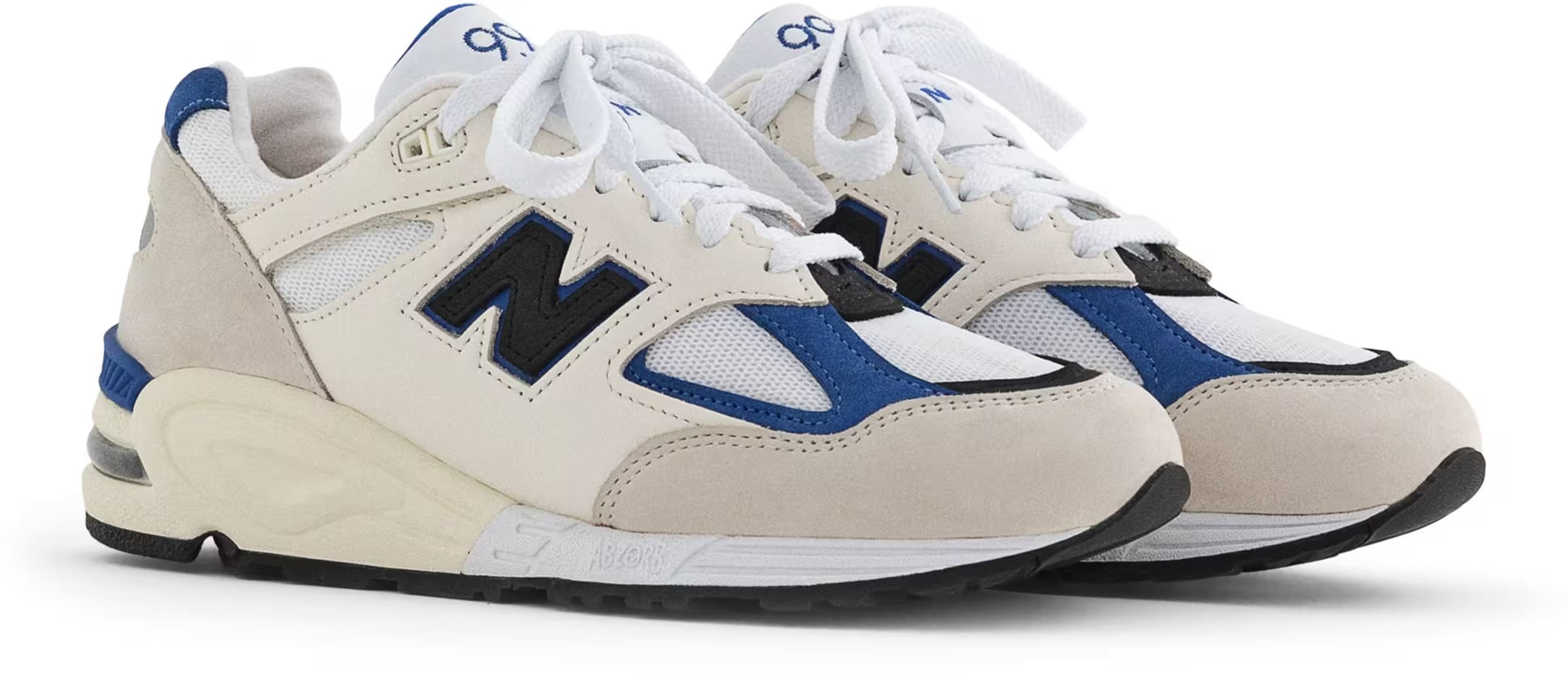 Teddy Santis x New Balance 990v2 Made in USA "White Blue"
