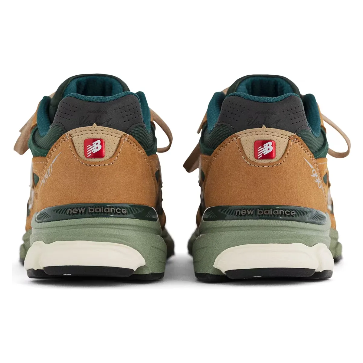 New Balance M990v3 WG3 Made in USA "Tan Green"