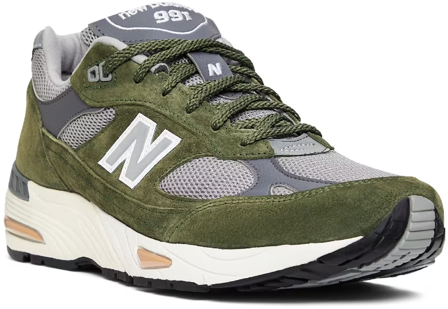 New Balance 991 MiUK Dark Green Grey Tan