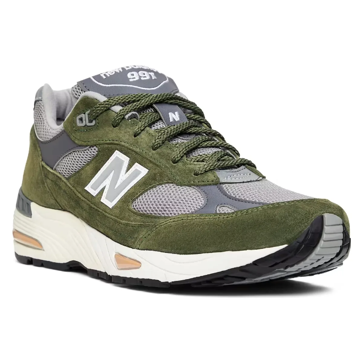 New Balance 991 MiUK Dark Green Grey Tan
