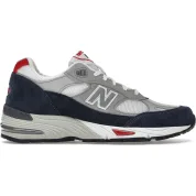 New Balance 991 Grey Navy Red