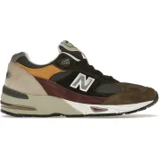 New Balance 991 Olive Burgundy Brown