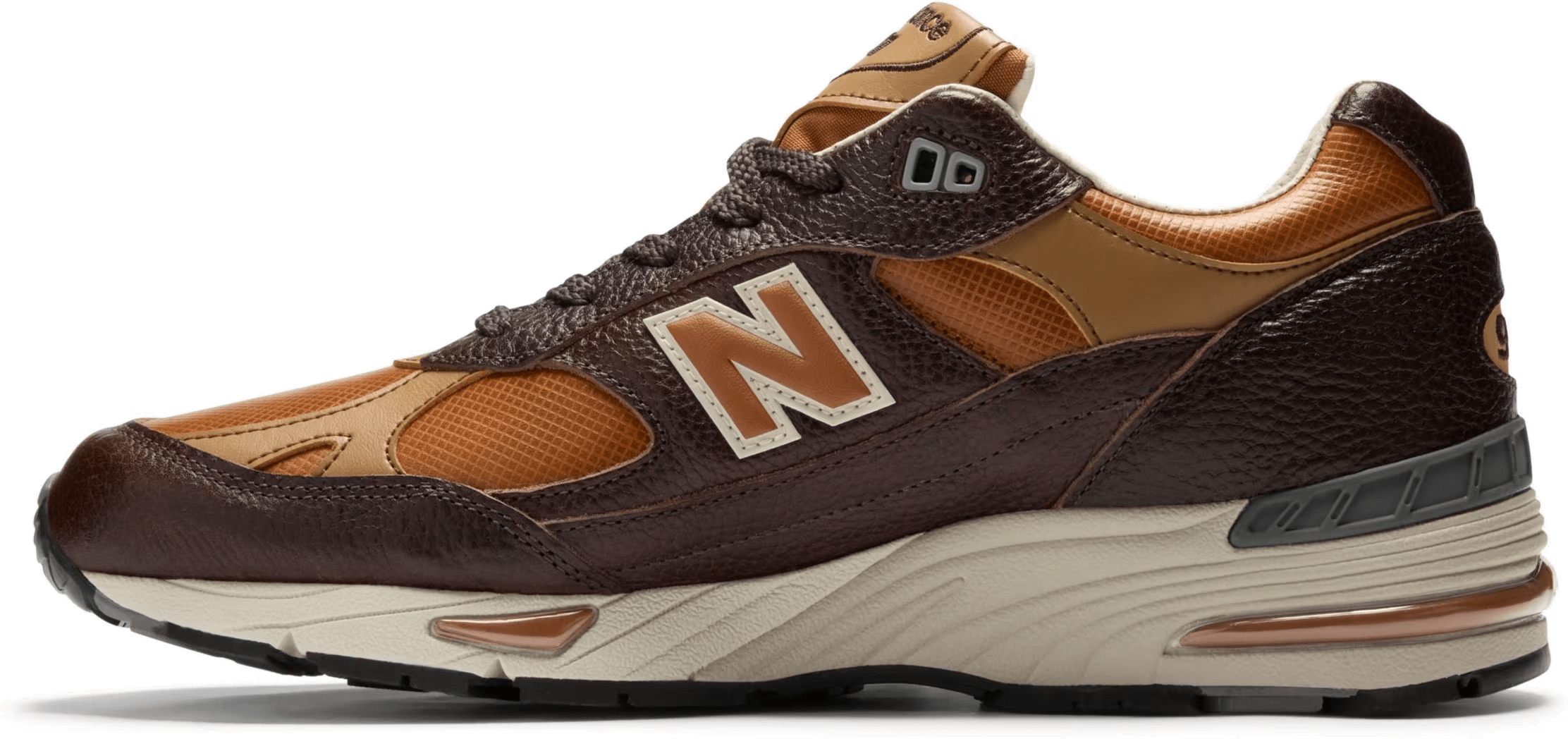 New Balance Made in UK 991v1 "Chocolate Plum Caramel Café"
