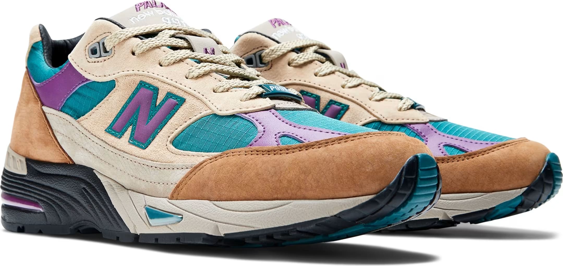 Palace x New Balance 991 Made in UK "Taos Taupe"