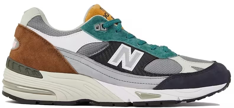 New Balance 991 MiUK Selected Edition Grey Green Brown