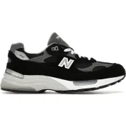 New Balance 992 Black Grey Suede