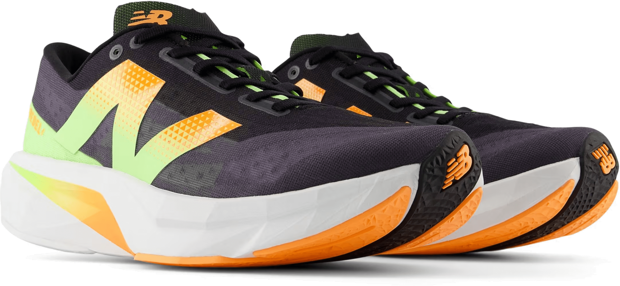 New Balance FuelCell Rebel v4 Black White Peach