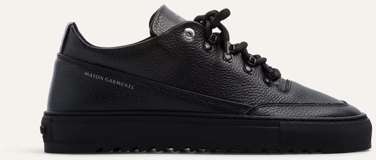 Mason Garments Mason Garments Men's & Women's Trainer Torino Montagna Black