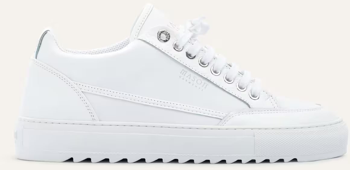 Mason Garments Mason Garments Men's & Women's Trainer Tia Bicolore White