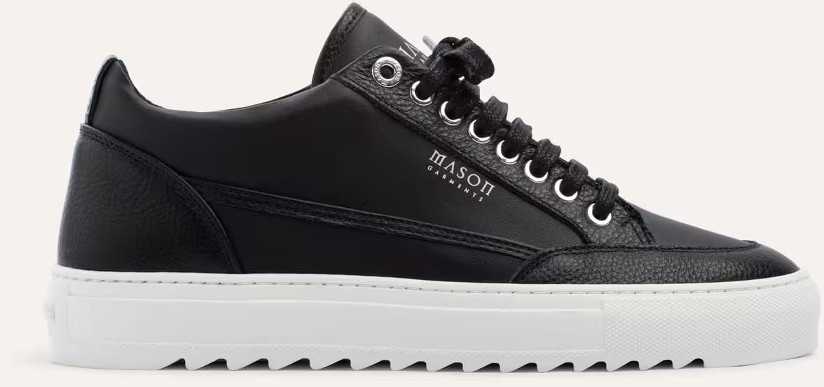 Mason Garments Mason Garments Men's & Women's Trainer Tia Bicolore Black