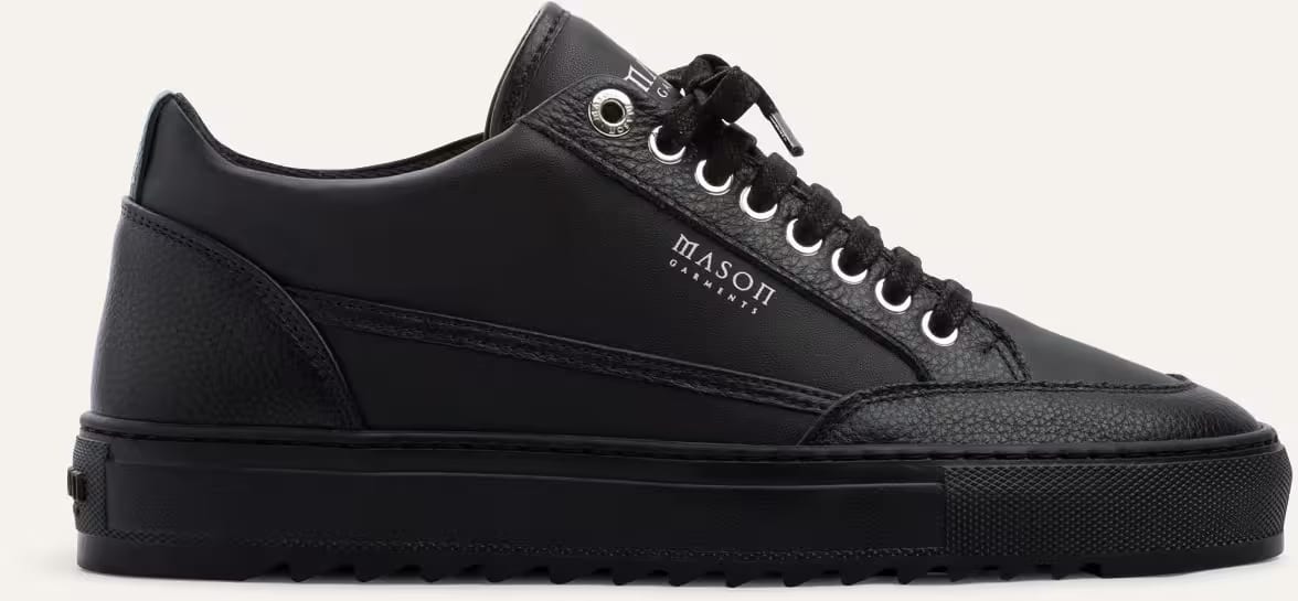 Mason Garments Mason Garments Men's & Women's Trainer Tia Bicolore Tonale Black