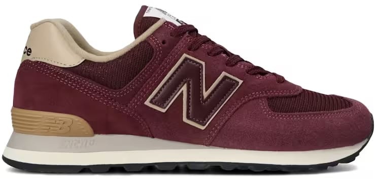 New Balance 574 Burgundy Beige