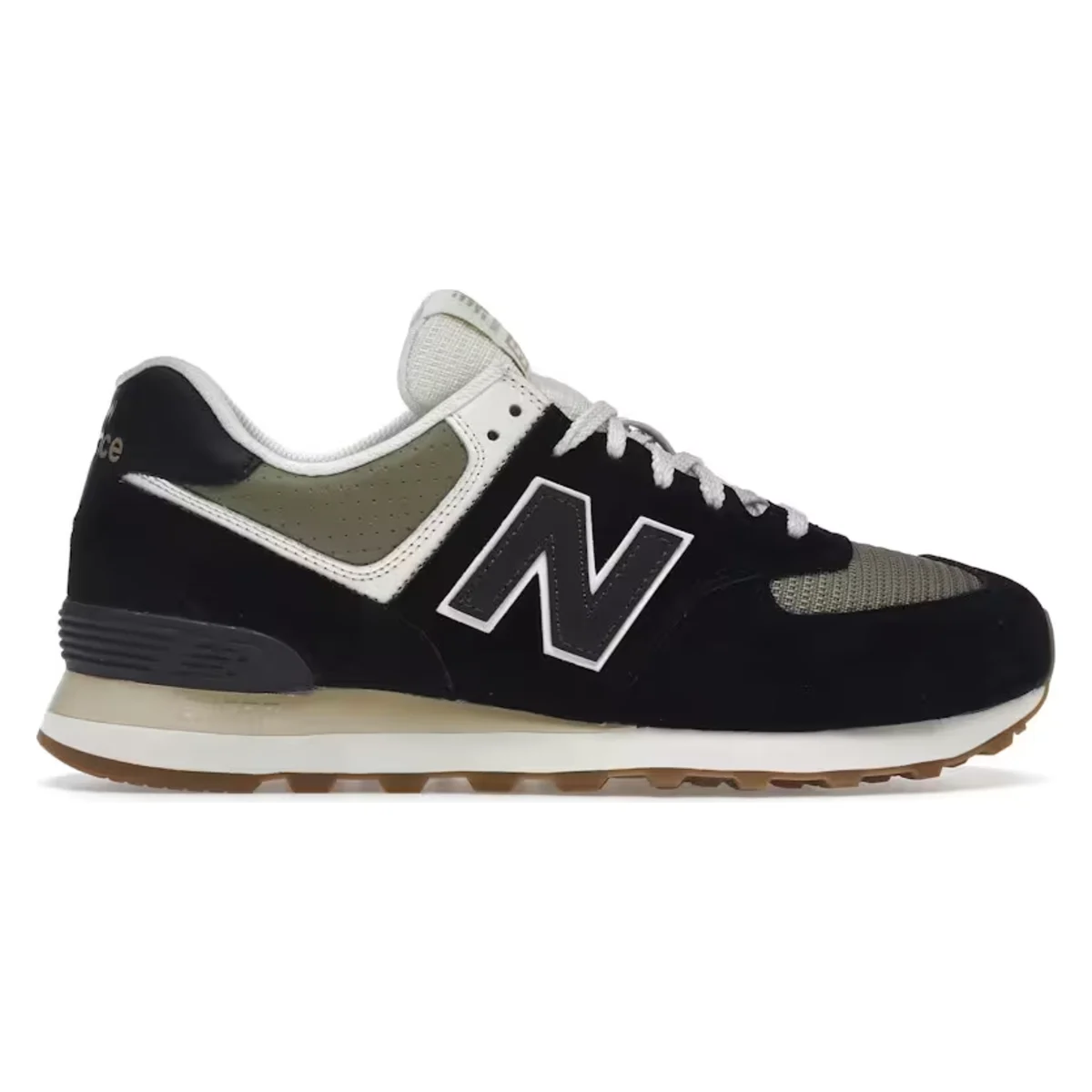 New Balance 574 Black Olive Gum