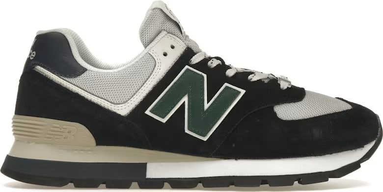 New Balance 574 Rugged Black Green