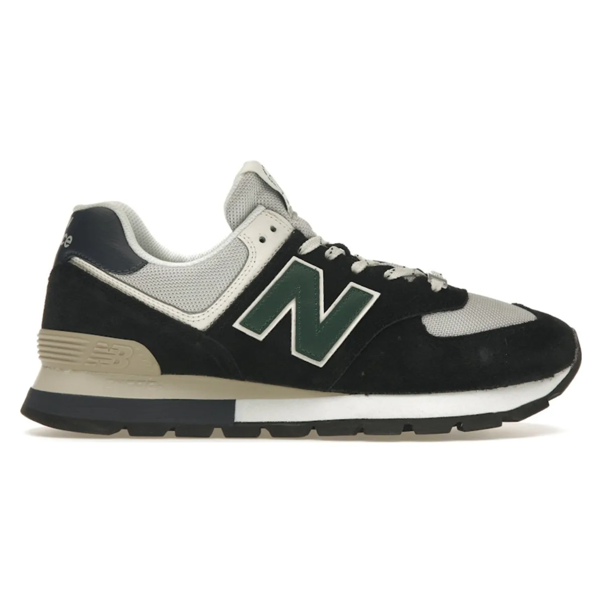 New Balance 574 Rugged Black Green