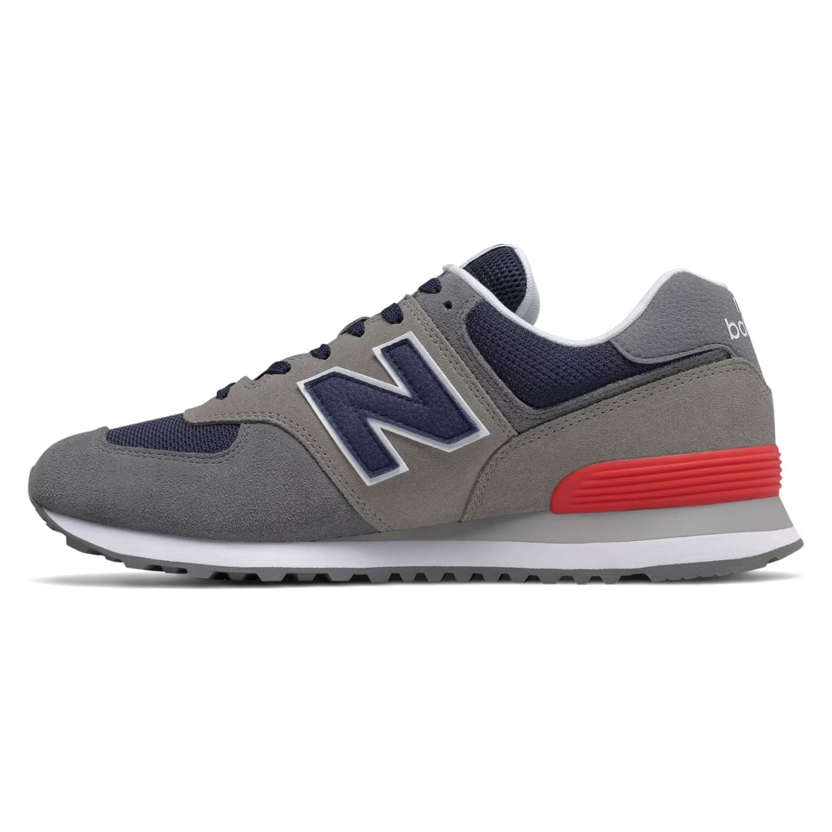 New Balance 574 Grey Navy Red