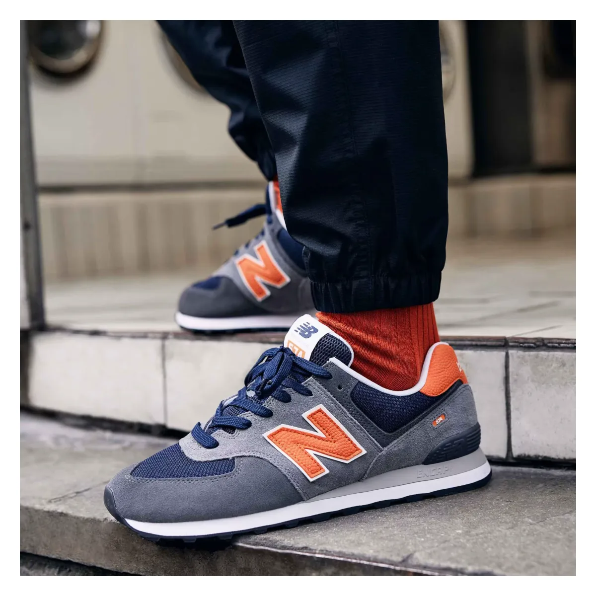 New Balance 574 Stone Blue Outerspace