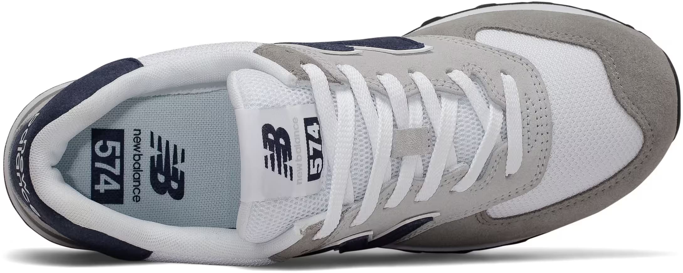 New Balance 574 Grey White Navy