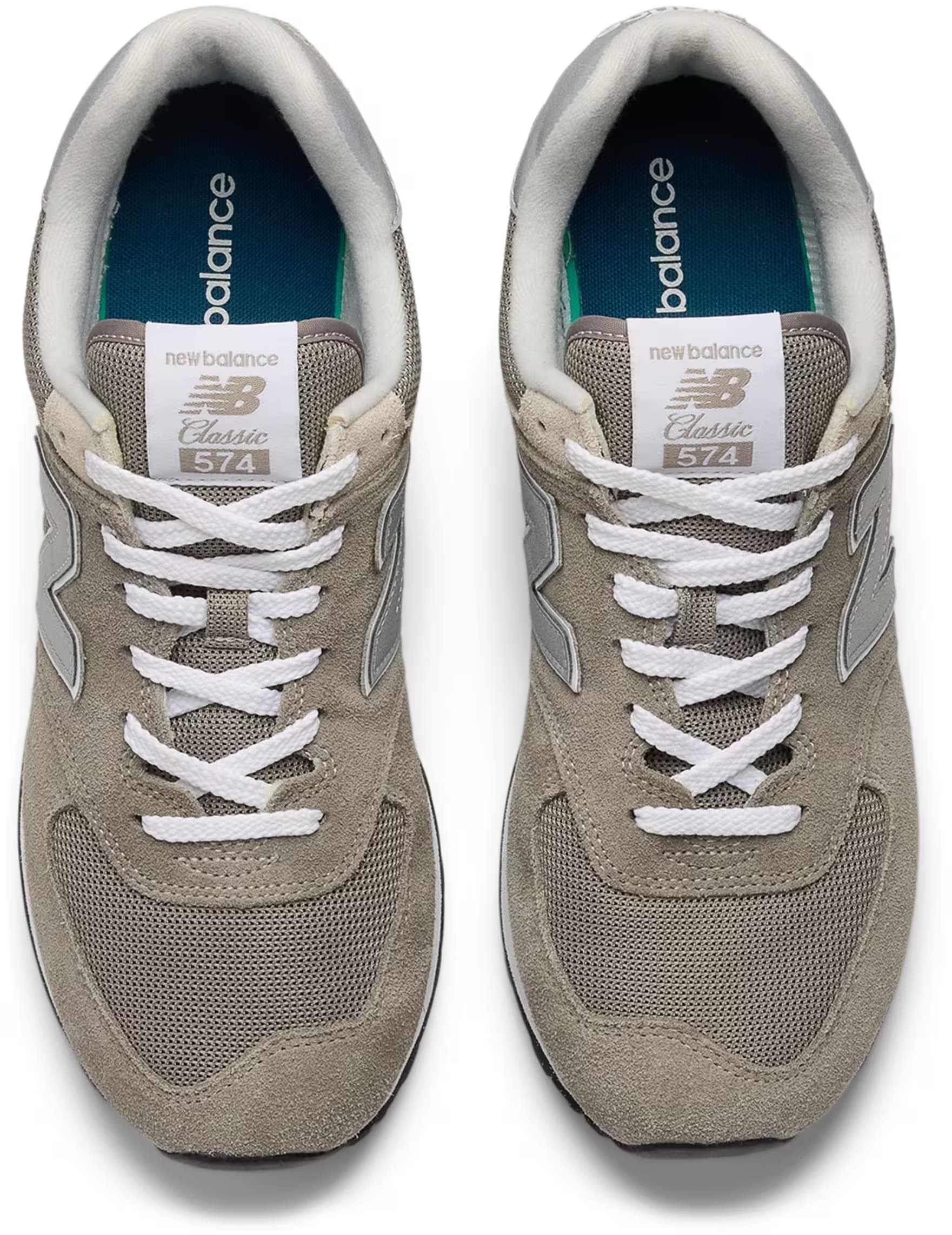 New Balance 574 Grey White