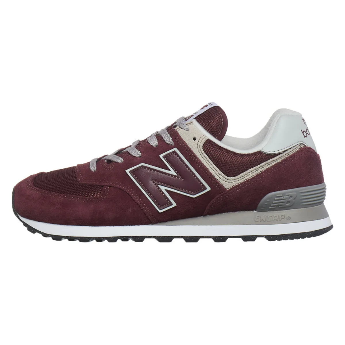 New Balance 574 Burgundy White