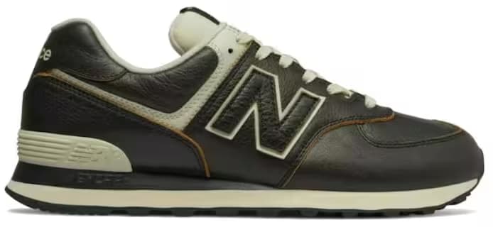 New Balance 574 Black Leather