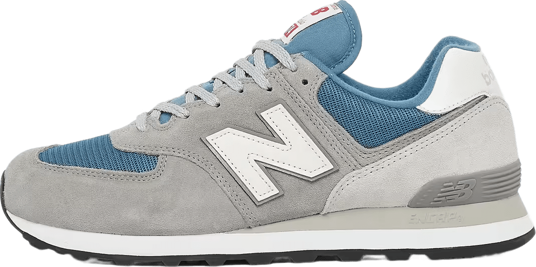 New Balance 574 Grey Navy White Leather